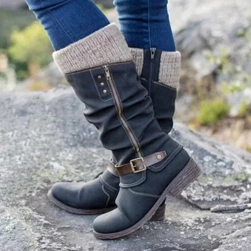 Lässige orthopädische Schnürstiefel