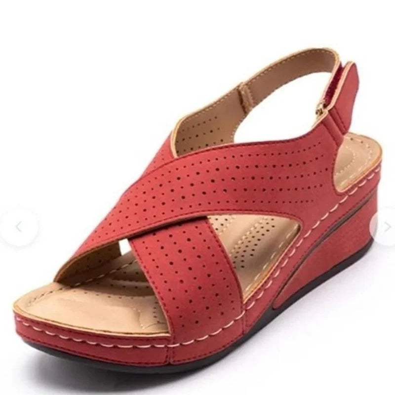 Sommer Hollow Wedges Damen Casual Sandale