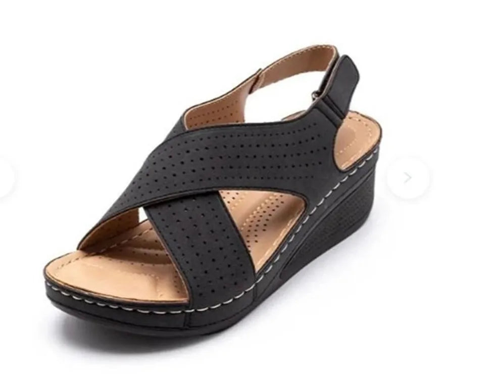 Sommer Hollow Wedges Damen Casual Sandale