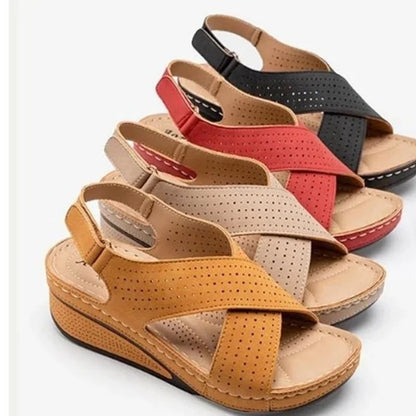 Sommer Hollow Wedges Damen Casual Sandale