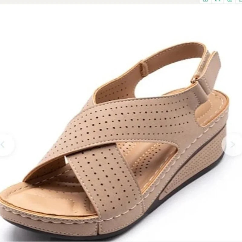 Sommer Hollow Wedges Damen Casual Sandale