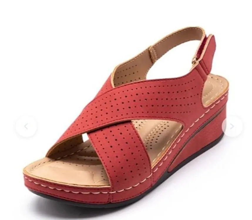 Sommer Hollow Wedges Damen Casual Sandale