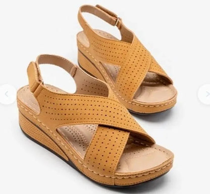 Sommer Hollow Wedges Damen Casual Sandale