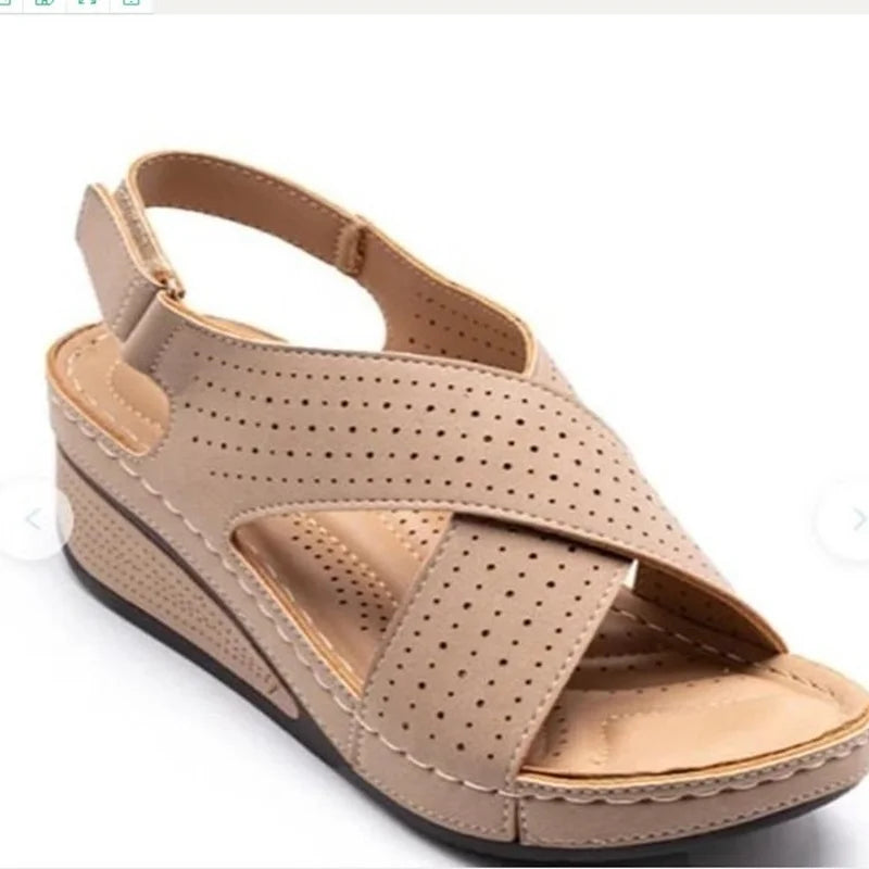 Sommer Hollow Wedges Damen Casual Sandale