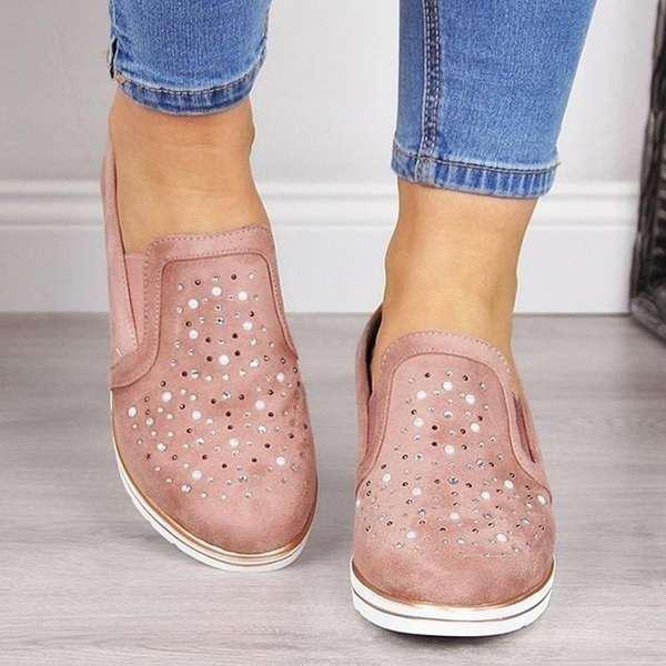 Leichte Schuhe mit Keilabsatz für Frauen