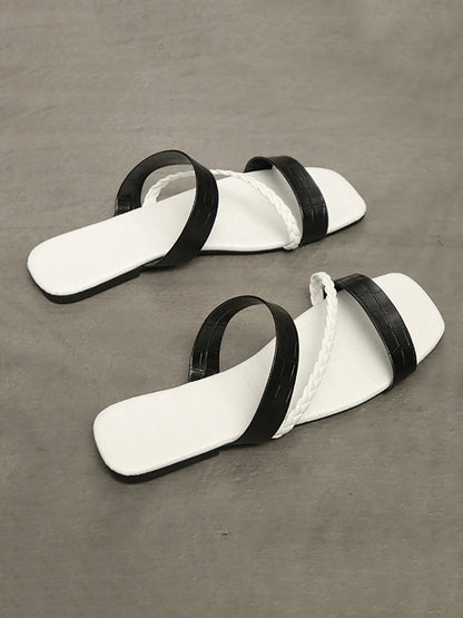 Flache Absätze Sommer Sandalen