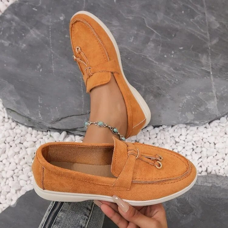 Anhänger Dekor Flache Loafer