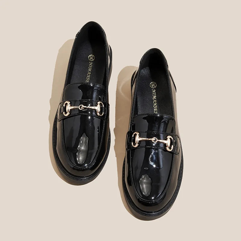 Lackleder-Loafer