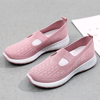 Mesh Slip-On Loafers für Frauen