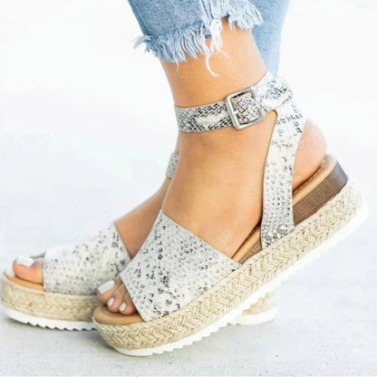 Espadrille Plateausandalen für Frauen