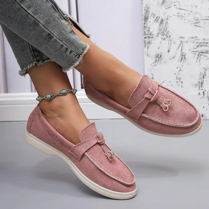 Anhänger Dekor Flache Loafer