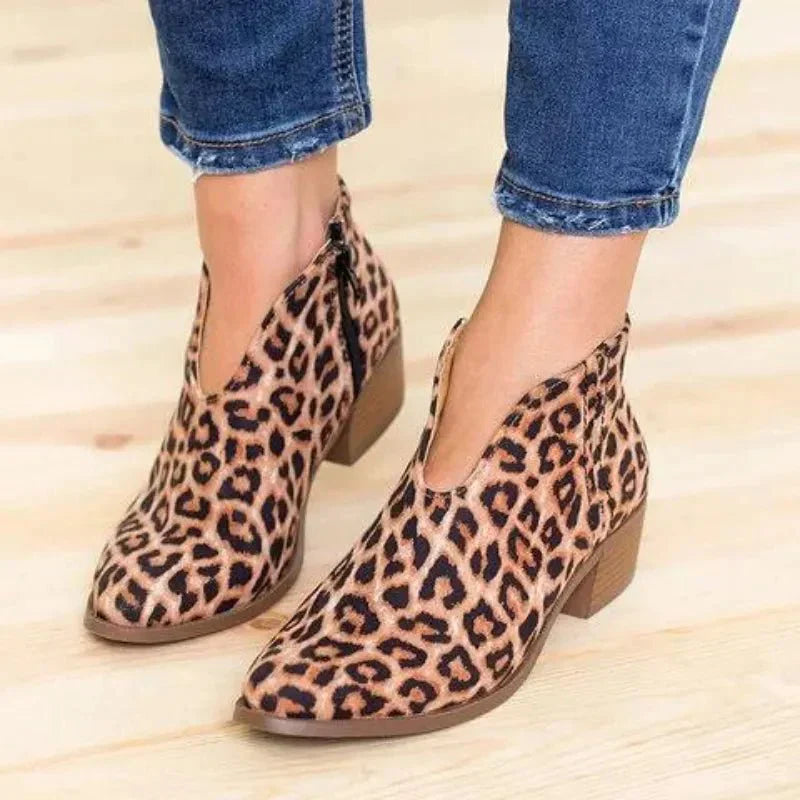 Mid Heels Ankle Boots