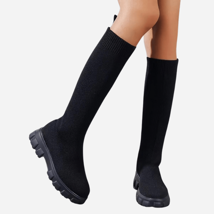 BOTTINES CHAUSSETTES HAUTES