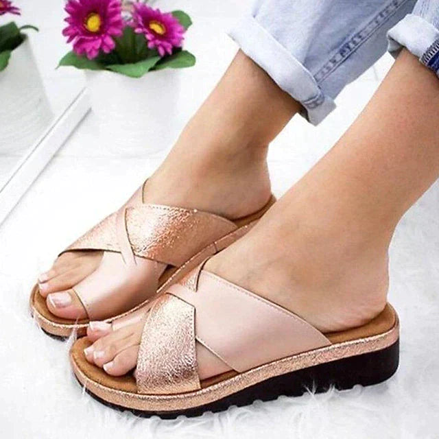 Bequeme Plateausandalen für Frauen